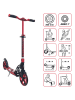 SIX DEGREES Scooter "Aluminium 205" in Rot - ab 6 Jahren