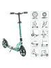 SIX DEGREES Scooter "Aluminium 205" in Türkis - ab 6 Jahren