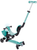 GLOBBER 3in1-Scooter "Globber go up baby 360 lights" in Hellblau - ab 4 Jahren
