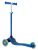 GLOBBER Scooter "Primo Lights" mit Leuchtrollen in Dunkelblau - ab 3 Jahren
