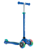 GLOBBER Scooter "Primo Lights" mit Leuchtrollen in Dunkelblau - ab 3 Jahren