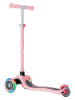 GLOBBER Scooter "Primo Lights" mit Leuchtrollen in Rosa - ab 3 Jahren