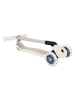 GLOBBER Scooter "Primo Foldable Lights Eco" mit Leuchtrollen in Weiß - ab 3 Jahren