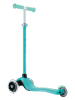 GLOBBER Scooter "Primo Plus Glow Lights" mit Leuchtrollen in Türkis - ab 3 Jahren