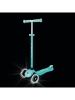 GLOBBER Scooter "Primo Plus Glow Lights" mit Leuchtrollen in Türkis - ab 3 Jahren