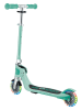 GLOBBER Scooter "Flow Foldable Junior Lights" mit Leuchtrollen in Türkis - ab 3 Jahren