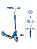 GLOBBER Scooter "Flow 125 Lights" mit Leuchtrollen in Dunkelblau - ab 5 Jahren