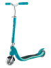 GLOBBER Scooter "Flow 125 Lights" mit Leuchtrollen in Türkis - ab 5 Jahren