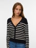 ONLY Cardigan in Schwarz/ Creme