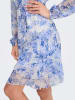 ONLY Kleid in Weiß/ Hellblau