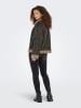 ONLY Kunstlederjacke "ONLKendra LIFE BOND OVERSIZJACKET" in Braun