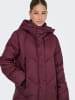 ONLY Doorgestikte mantel bordeaux