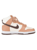 Nike Leren sneakers "Dunk High" abrikooskleurig/bruin/crème