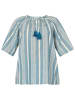SisterS point Bluse in Hellblau/ Creme