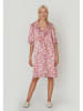 SisterS point Kleid in Pink/ Weiß