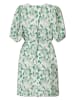 SisterS point Sukienka w kolorze zielono-białym