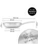 Moritz & Moritz Roestvrijstalen braadpan - Ø 28 cm
