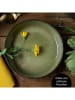 Moritz & Moritz 6-delige set: soepborden "Vida" geel/groen/grijs - Ø 19 cm