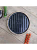 Römertopf Grillplatte in Schwarz - Ø 32 cm