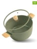 Römertopf 2tlg. Set: Kochtopf in Grün - Ø 26 cm