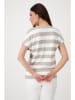 monari Shirt lichtgrijs/wit