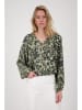 monari Bluse in Grün/ Schwarz