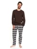 Doctor Nap Piżama w kolorze brązowym