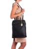 Anna Morellini Leder-Rucksack "Nora" in Schwarz - (B)29 x (H)34 x (T)11 cm