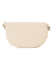 Anna Morellini Leren schoudertas "Berenice" beige - (B)25 x (H)14 x (D)1 cm