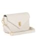 Anna Morellini Leder-Umhängetasche "Terina" in Creme - (B)24 x (H)16 x (T)6,5 cm