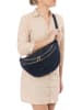 Anna Morellini Leder-Brustbeutel "Lolanda" in Blaugrau - (B)36 x (H)22 x (T)12 cm