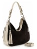 Anna Morellini Leder-Schultertasche "Forena" in Braun - (B)32 x (H)25 x (T)11 cm