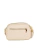 Mia Tomazzi Leren schoudertas "Gradisca" beige - (B)22,5 x (H)16 x (D)7 cm