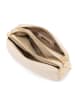 Mia Tomazzi Leren schoudertas "Gradisca" beige - (B)22,5 x (H)16 x (D)7 cm