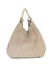 Mia Tomazzi Leder-Henkeltasche "Tarabella" in Beige - (B)34 x (H)30 x (T)11 cm
