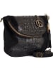 Lia Biassoni Leren schoudertas "Endine" zwart - (B)22 x (H)18 x (D)2 cm