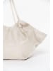 Lia Biassoni Leren shopper "Formone" beige - (B)60 x (H)33 x (D)15 cm