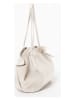 Lia Biassoni Skórzany shopper bag "Formone" w kolorze beżowym - 60 x 33 x 15 cm