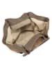 Lia Biassoni Leder-Shopper "Formone" in Taupe - (B)60 x (H)33 x (T)15 cm