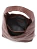 Lucca Baldi Leder-Schultertasche "Barga" in Braun - (B)33 x (H)32 x (T)16 cm