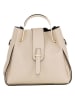 Lucca Baldi Leren handtas "Vinci" beige - (B)33 x (H)28 x (D)13 cm
