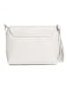 Lucca Baldi Skórzana torebka "Bagni" w kolorze białym - 25 x 17 x 7 cm