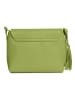 Lucca Baldi Leren schoudertas "Bagni" groen - (B)25 x (H)17 x (D)7 cm