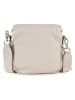 Lucca Baldi Leder-Umhängetasche "Favara" in Creme - (B)24 x (H)19 x (T)7 cm