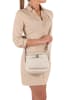 Lucca Baldi Leder-Umhängetasche "Favara" in Creme - (B)24 x (H)19 x (T)7 cm
