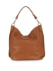 Lucca Baldi Leren schoudertas "Bolzano" cognackleurig - (B)45 x (H)40 x (D)15 cm