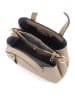 Lia Biassoni Leder-Henkeltasche "Verney" in Taupe - (B)28 x (H)21 x (T)12 cm