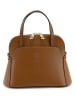 Lia Biassoni Leder-Henketasche "Bozzone" lichtbruin - (B)28 x (H)17 x (D)11 cm