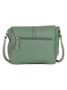 Pia Sassi Skórzana torebka "Monte Avella" w kolorze zielonym - 25 x 23 x 7 cm