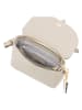 Pia Sassi Skórzana torebka "La Marmora" w kolorze beżowym - 25 x 19 x 8 cm